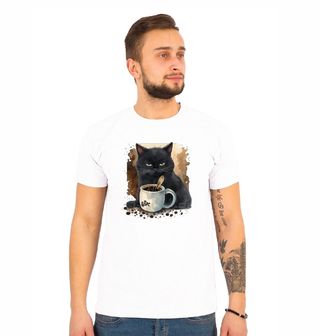 Obrázek 1 produktu Pánské tričko Mrzutý Kocour po Ránu