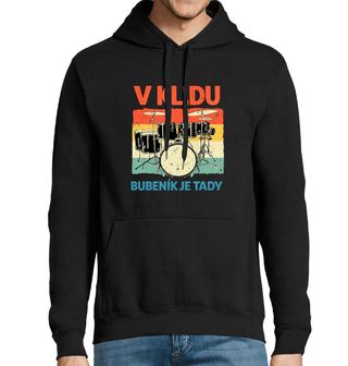 Obrázek 1 produktu Pánská mikina V klidu, bubeník je tady