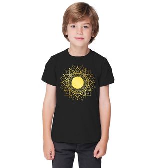 Obrázek 1 produktu Dětské tričko Zlatá Mandala Slunce