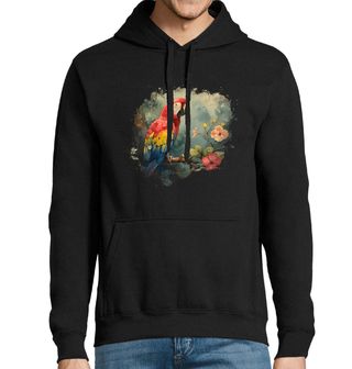 Obrázek 1 produktu Pánská mikina Papoušek Ara červený na Větvi