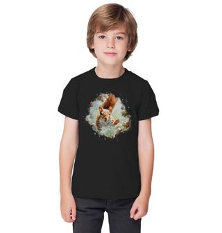 Obrázek 1 produktu Dětské tričko Hravá Veverka v Lese