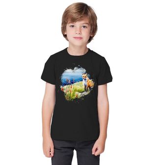 Obrázek 1 produktu Dětské tričko Liška na Břehu Lesního Jezera