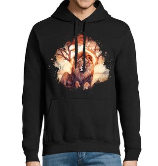 Obrázek 1 produktu Pánská mikina Lev Král africké savany