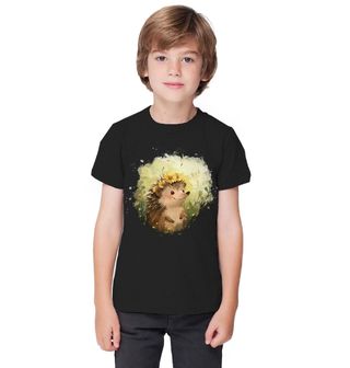 Obrázek 1 produktu Dětské tričko Usměvavý Ježek v Květinách