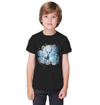 Obrázek 1 produktu Dětské tričko Jelen v Zasněženém Lese