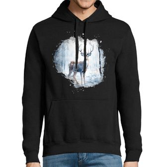 Obrázek 1 produktu Pánská mikina Jelen v Zimním Lese