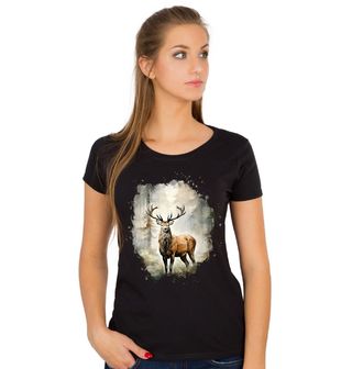 Obrázek 1 produktu Dámské tričko Majestátní Jelen evropský
