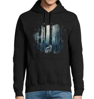 Obrázek 1 produktu Pánská mikina Osamělý Vlk v Lese