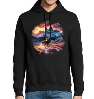 Obrázek 1 produktu Pánská mikina Divoký Kůň Mustang v Horské Krajině