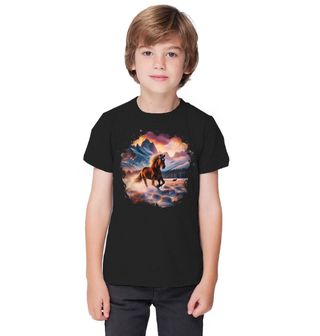 Obrázek 1 produktu Dětské tričko Kůň Mustang na Zasněženém Poli