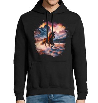 Obrázek 1 produktu Pánská mikina Kůň Mustang na Zasněženém Poli