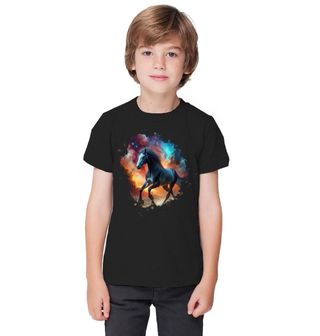 Obrázek 1 produktu Dětské tričko Kosmický Kůň mezi Galaxiemi