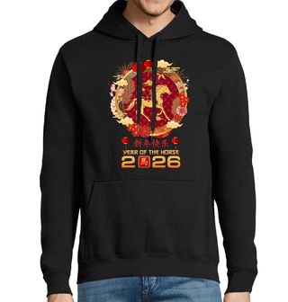 Obrázek 1 produktu Pánská mikina Čínský Rok Ohnivého Koně Prosperity 2026