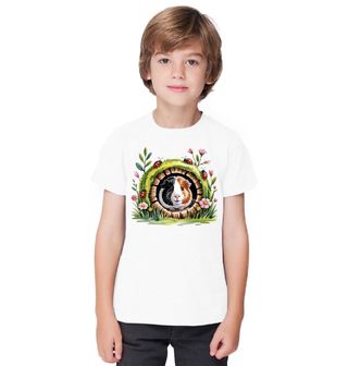 Obrázek 1 produktu Dětské tričko Morče v Pařezu Stromu s Beruškami