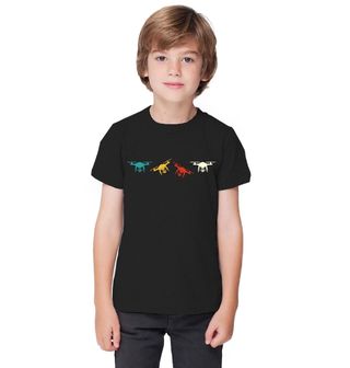 Obrázek 1 produktu Dětské tričko Retro Drony ve Vzduchu