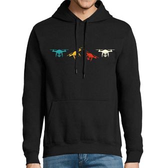 Obrázek 1 produktu Pánská mikina Retro Drony ve Vzduchu