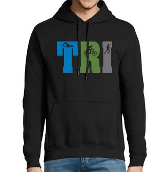 Obrázek 1 produktu Pánská mikina Tři Disciplíny Triatlonu TRI