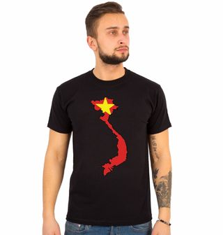 Obrázek 1 produktu Pánské tričko Mapa Vietnamu