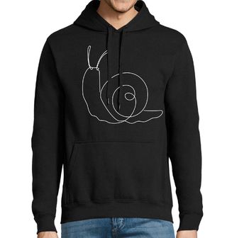 Obrázek 1 produktu Pánská mikina Šnek jedním tahem One Line Art