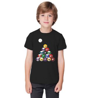 Obrázek 1 produktu Dětské tričko Kulečníková Pyramida 8-Ball Osmička