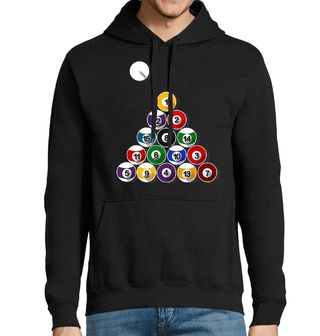 Obrázek 1 produktu Pánská mikina Kulečníková Pyramida 8-Ball Osmička