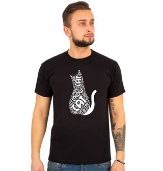 Obrázek 1 produktu Pánské tričko Kočka Cat Meow