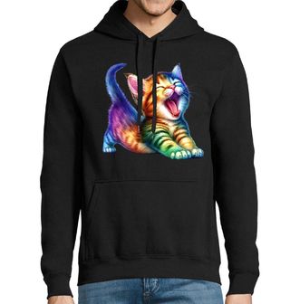 Obrázek 1 produktu Pánská mikina Zívající Koťátko