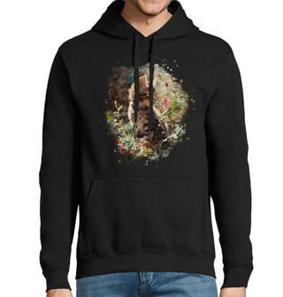 Obrázek 1 produktu Pánská mikina Mourovaté Kotě v Květinové Zahradě