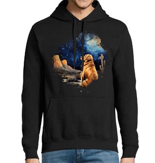 Obrázek 1 produktu Pánská mikina Zlatý retrívr pod Hvězdami v Poušti