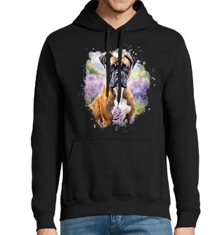 Obrázek 1 produktu Pánská mikina Německý Boxer mezi Levandulemi