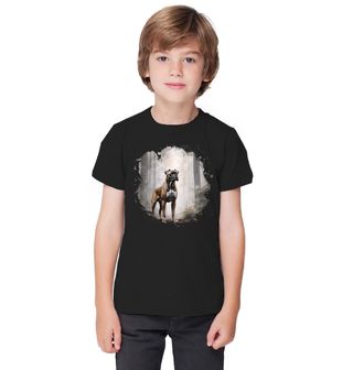 Obrázek 1 produktu Dětské tričko Německý Boxer v Lesní Mlze