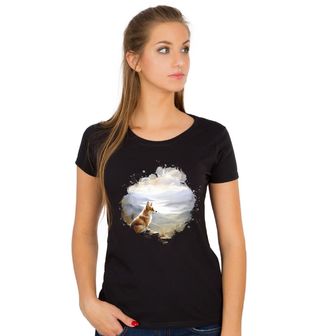 Obrázek 1 produktu Dámské tričko Corgi na Vyhlídce