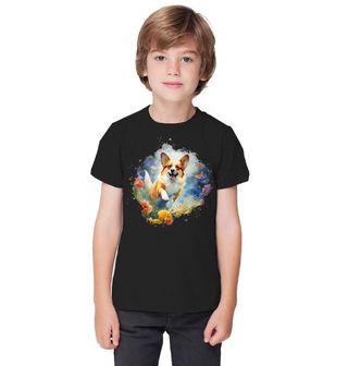 Obrázek 1 produktu Dětské tričko Bláznivý Corgi v Běhu