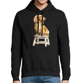 Obrázek 1 produktu Pánská mikina Pózující Jezevčík na Stoličce