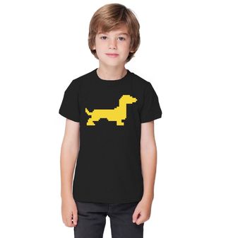 Obrázek 1 produktu Dětské tričko Pixelový Jezevčík 80s