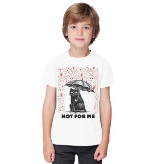 Obrázek 1 produktu Dětské tričko Kočka pod Deštníkem Not for me