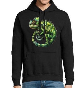 Obrázek 1 produktu Pánská mikina Zelený Chameleon