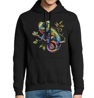 Obrázek 1 produktu Pánská mikina Barevný Chameleon na Větvi