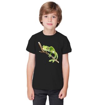 Obrázek 1 produktu Dětské tričko Novozélandský Zelený Gekon Naultinus