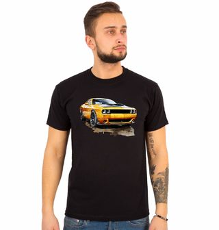Obrázek 1 produktu Pánské tričko Žlutý Dodge Challenger