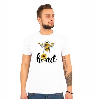 Obrázek 1 produktu Pánské tričko Včela mezi Slunečnicemi Bee Kind