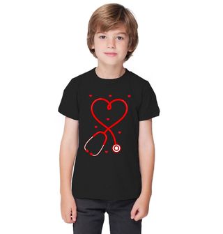 Obrázek 1 produktu Dětské tričko Stetoskop Srdce Medicíny