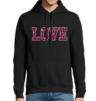 Obrázek 1 produktu Pánská mikina Třpytivá Láska LOVE