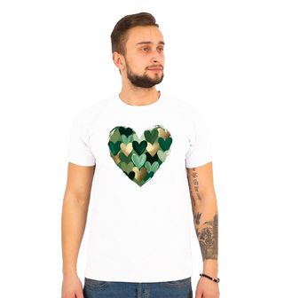 Obrázek 1 produktu Pánské tričko Zelené Srdce Lásky