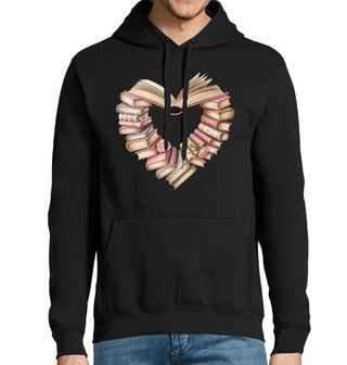 Obrázek 1 produktu Pánská mikina Srdce z Knih