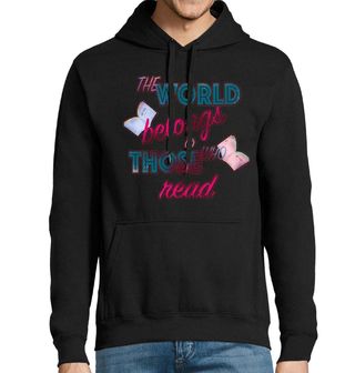 Obrázek 1 produktu Pánská mikina Svět patří těm, kdo čtou The world belongs to those who read