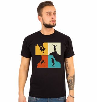 Obrázek 1 produktu Pánské tričko Retro Horolezectví Cesta na Vrchol
