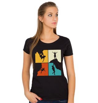 Obrázek 1 produktu Dámské tričko Retro Horolezectví Cesta na Vrchol