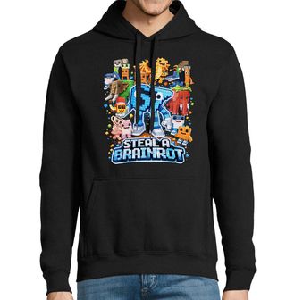 Obrázek 1 produktu Pánská mikina Italský Brainrot Svět 67 Six Seven Steal a Brainrot