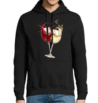 Obrázek 1 produktu Pánská mikina Bílé a Červené Víno